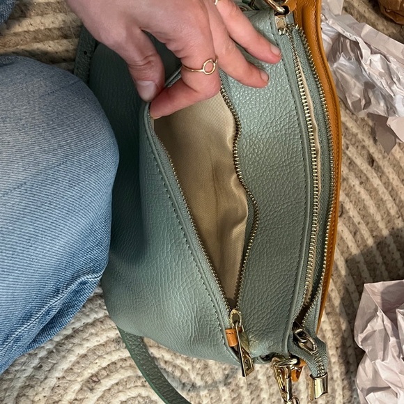 Divina Firenze Convertible crossbody shoulder bag light blue - Picture 5 of 9